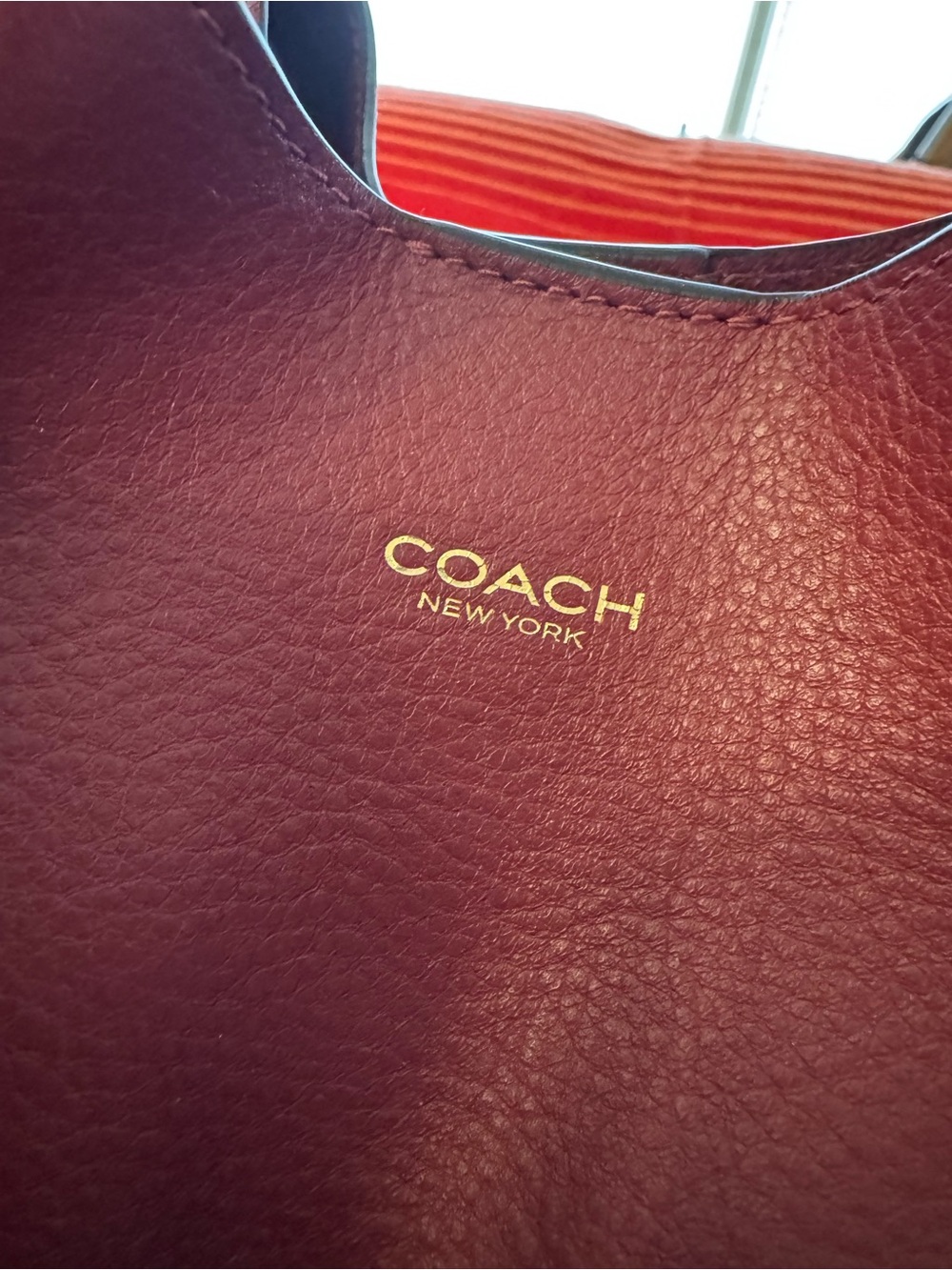 Coach Brooklyn 39 in Dark Ruby - Picture 6 of 10